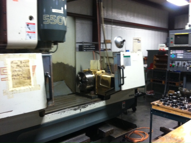 MIC-ALL's machine shop is equipped with a ENSHU 550 VMC